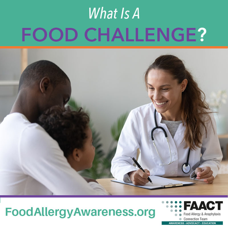 What is a food challenge?